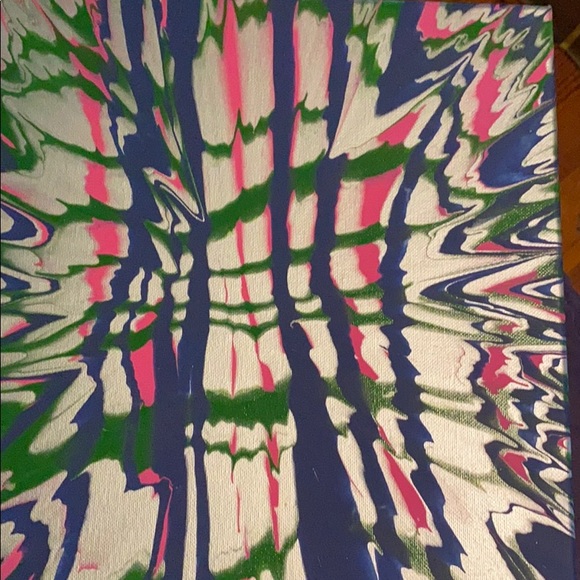 12x12 original spin Art painting - Picture 1 of 1